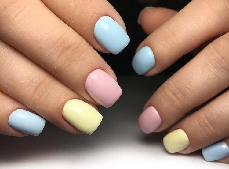 Пастельные оттенки