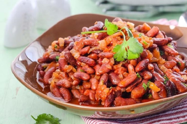 Лобио с курицей