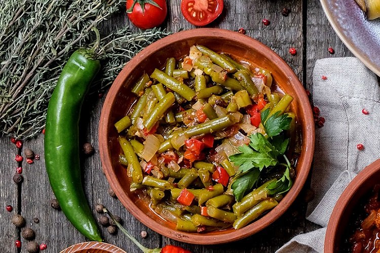 Лобио с острым перцем