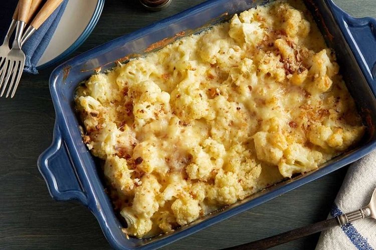 Запеканка из цветной капусты с гречкой