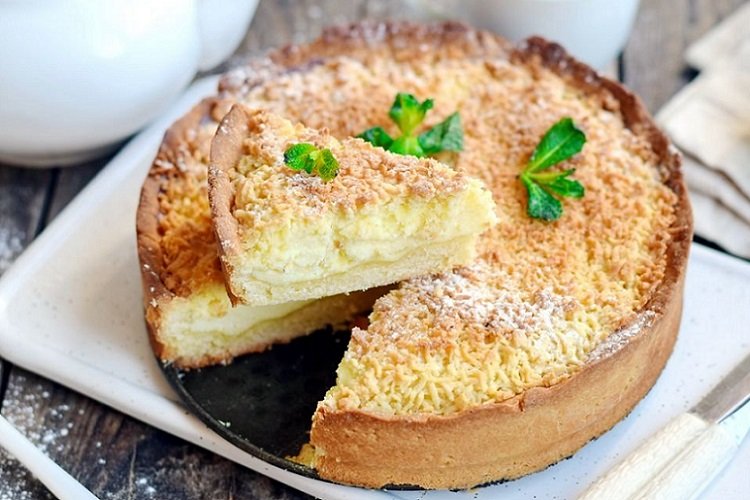 Классический пирог с творогом