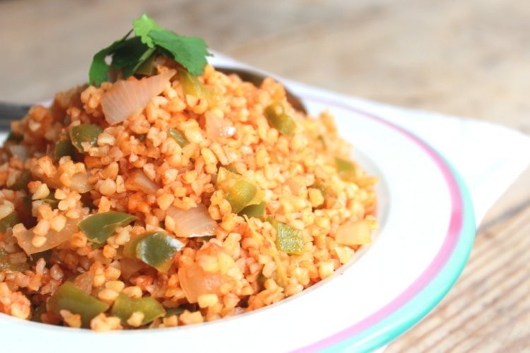 Турецкий плов из булгура в мультиварке