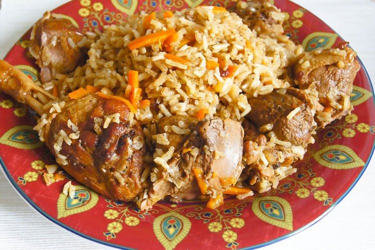 Плов из утки в мультиварке