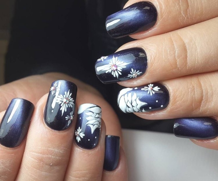 Маникюр Кошачий глаз