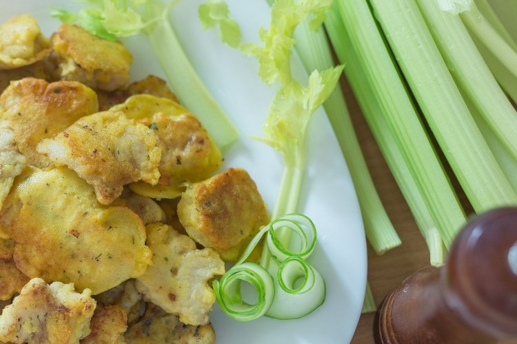 Пряный кляр из имбиря и куркумы