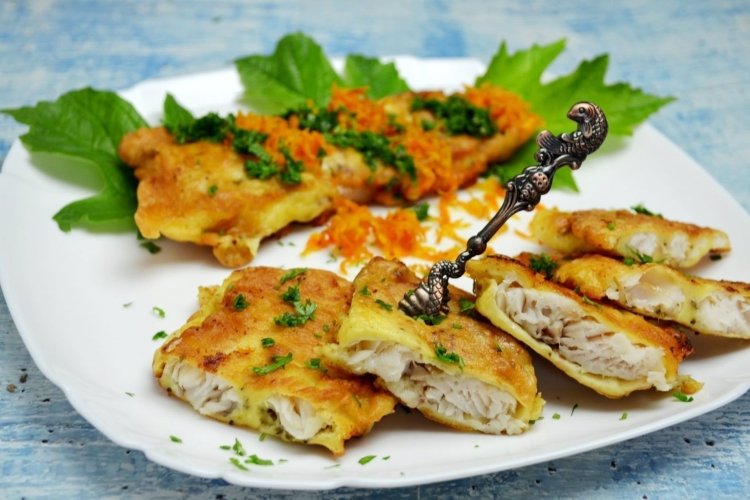 Сырный кляр со сметаной и разрыхлителем