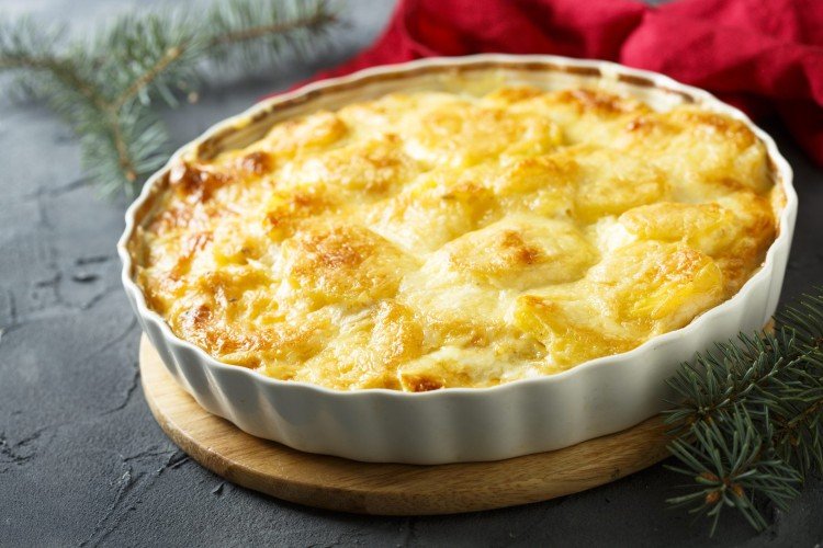 Классический рецепт картофельного гратена с сыром грюйер
