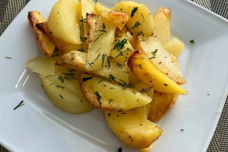 Картофель по-деревенски в рукаве