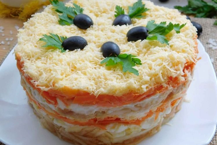 Классический рецепт салата «Французский»