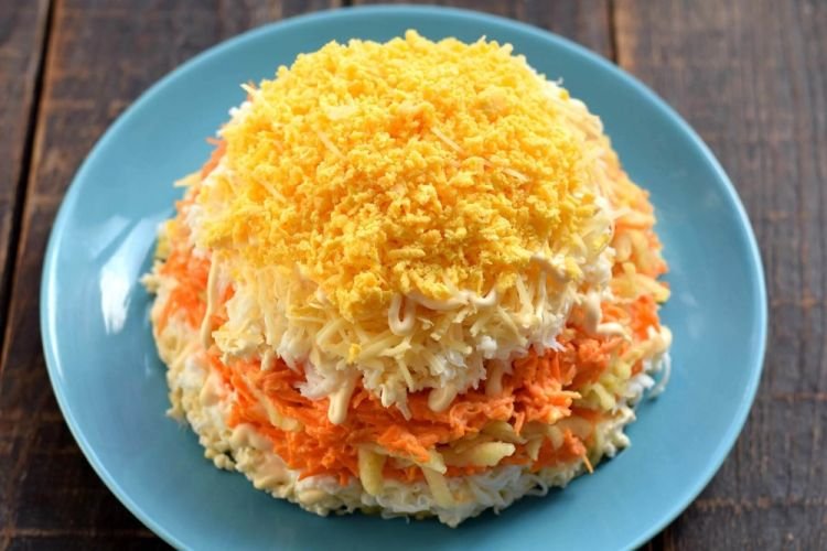 Салат «Французский» с тофу