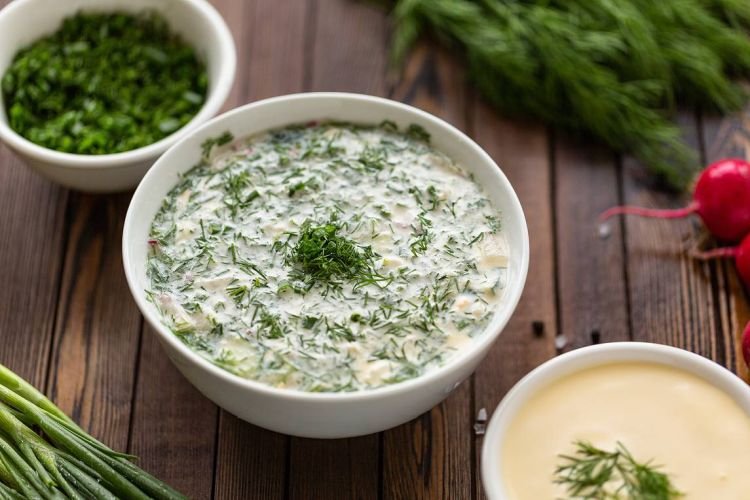 ПП окрошка с курицей