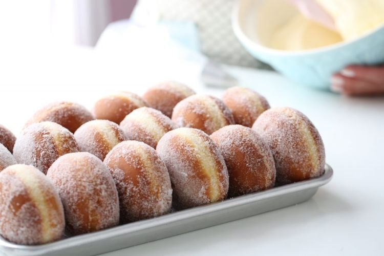 Творожные пончики в духовке