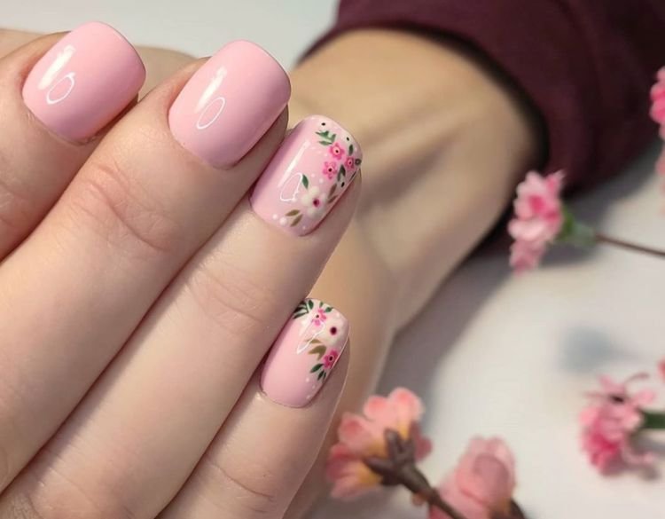 Нарисованные цветы