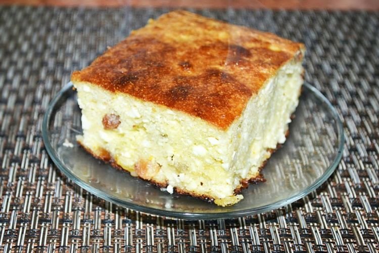 Творожная запеканка с манкой