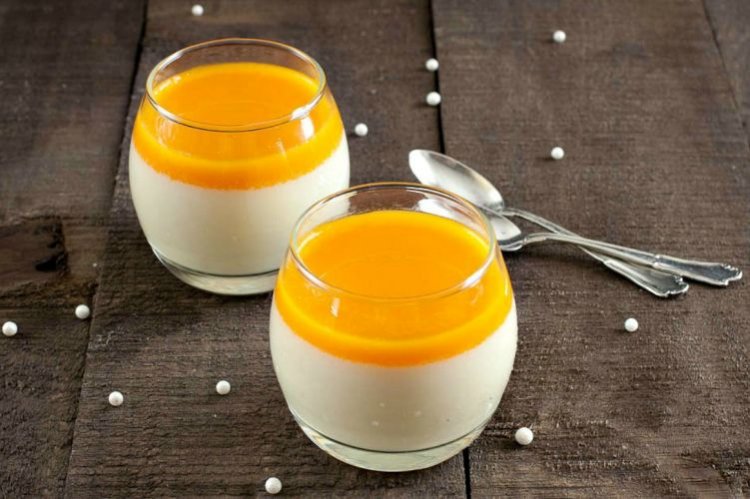 Кокосовая панна-котта