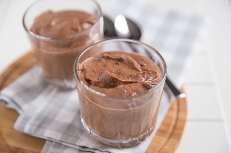 Шоколадно-творожный мусс