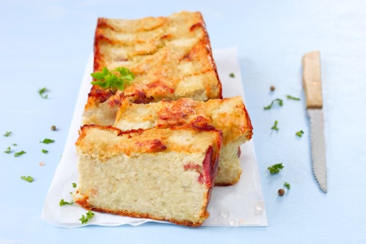 Картофельный пирог с беконом