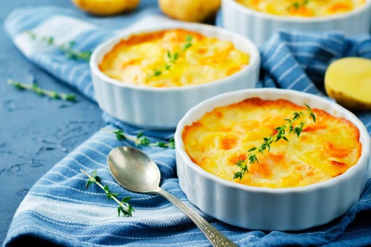 Тыквенно-картофельная запеканка