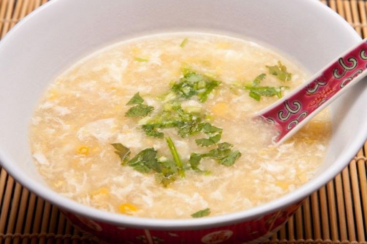 Куриный суп с кукурузой