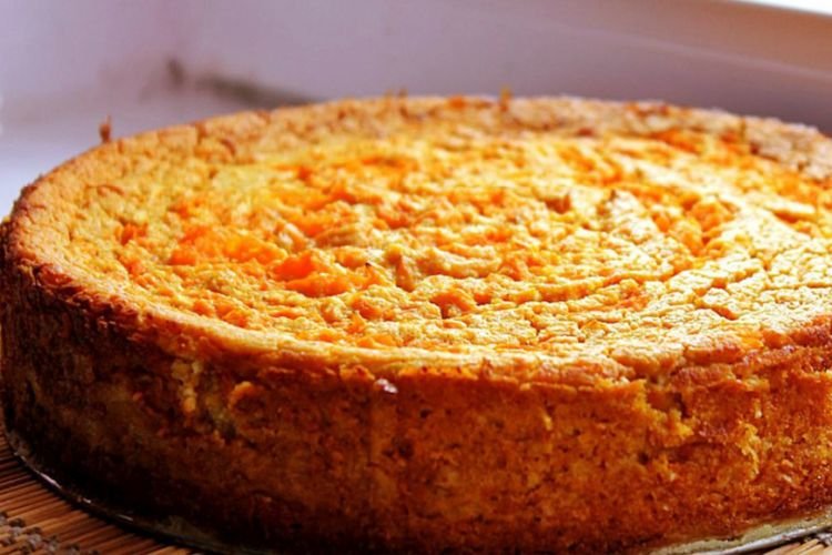 Постный пирог из тыквы