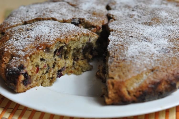 Постный пирог с вареньем