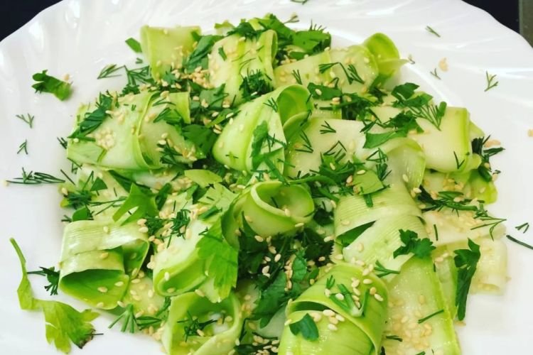 Кабачковый ПП салат