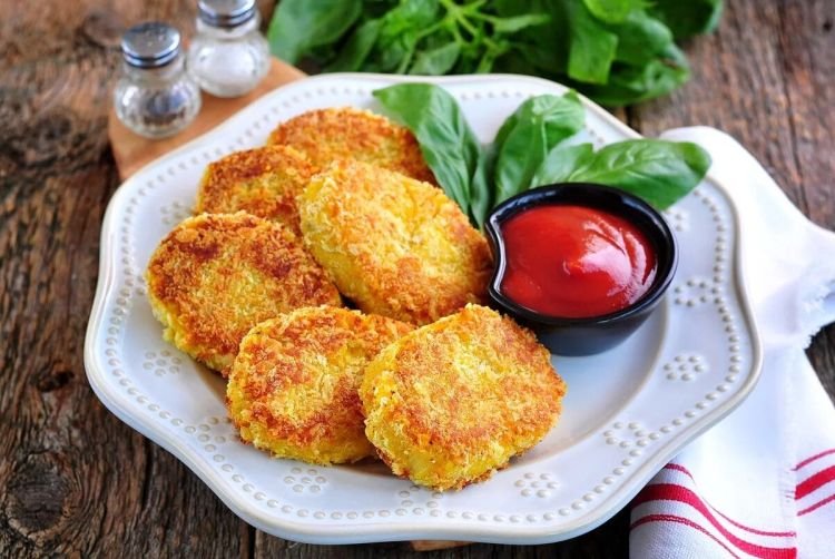 Котлеты из булгура и картофеля