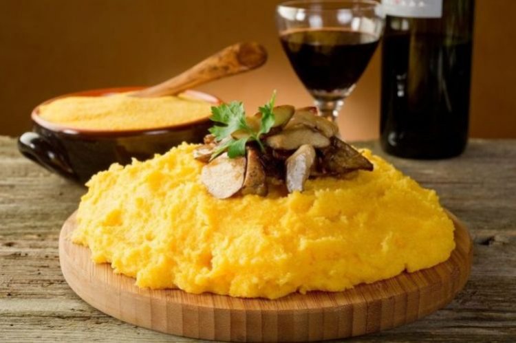 Мамалыга с брынзой