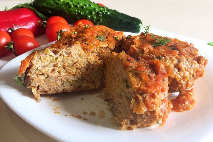 Ленивые голубцы с говяжьим фаршем и грецкими орехами