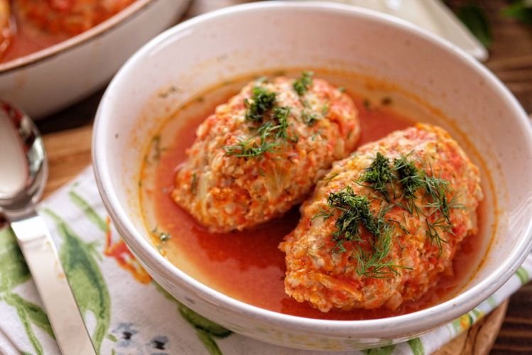 Ленивые голубцы с булгуром