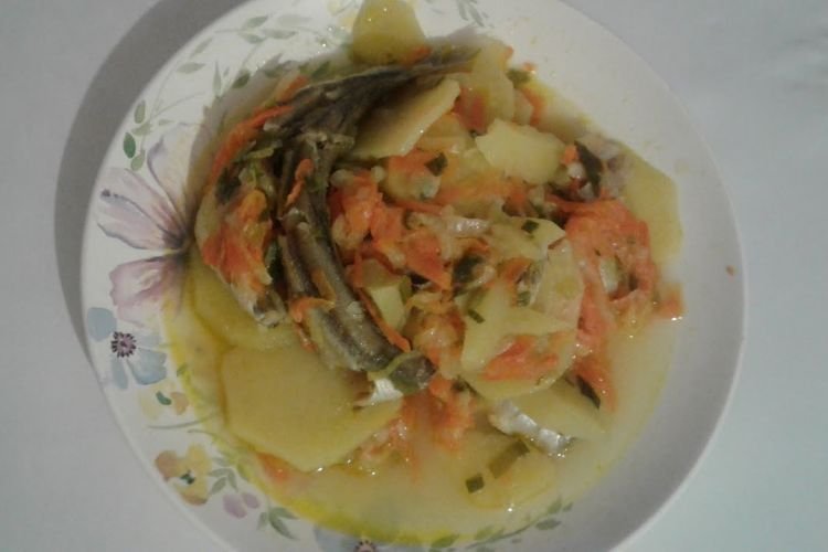 Мойва с картошкой в духовке