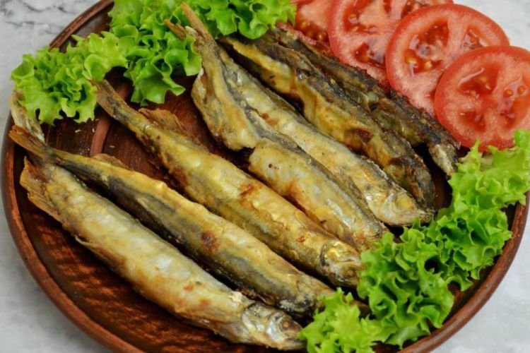 Хрустящая мойва в духовке