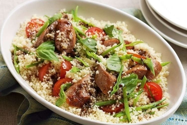 Кускус с мясом и овощами