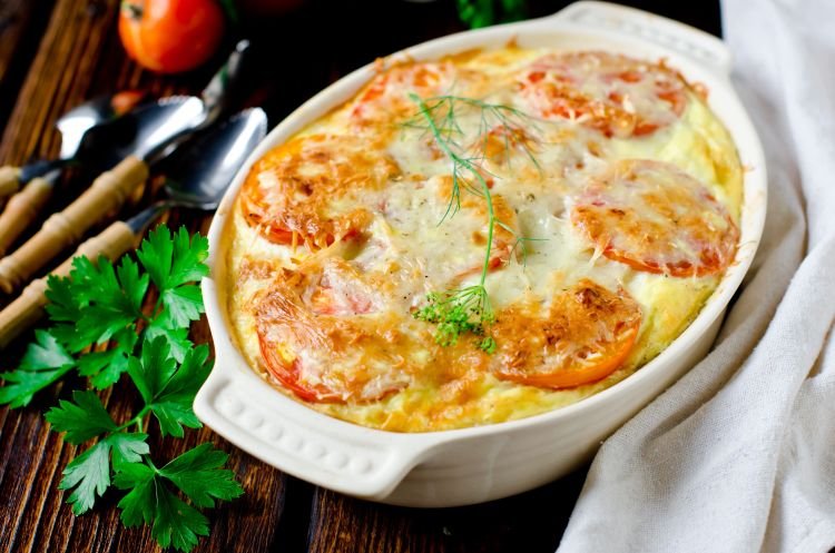 Запеканка из кускуса и кабачков