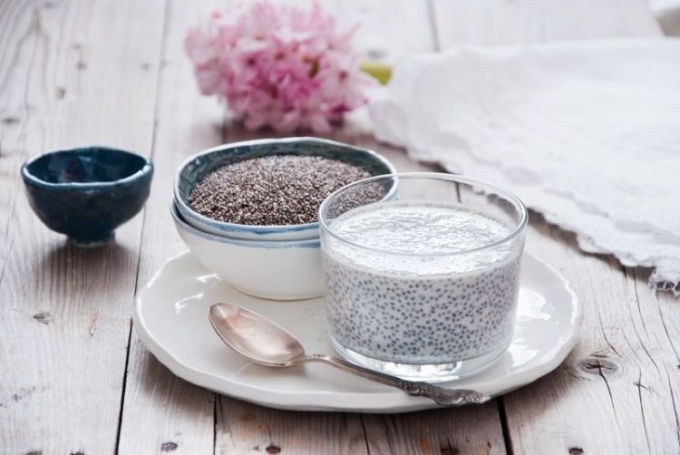 Банановое мороженое с чиа