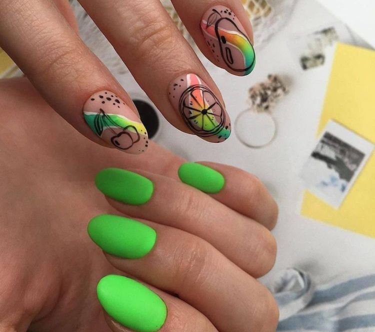 Летняя роспись от руки