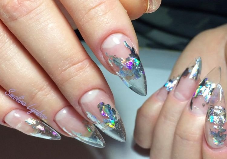 Аквариумные дизайны ногтей