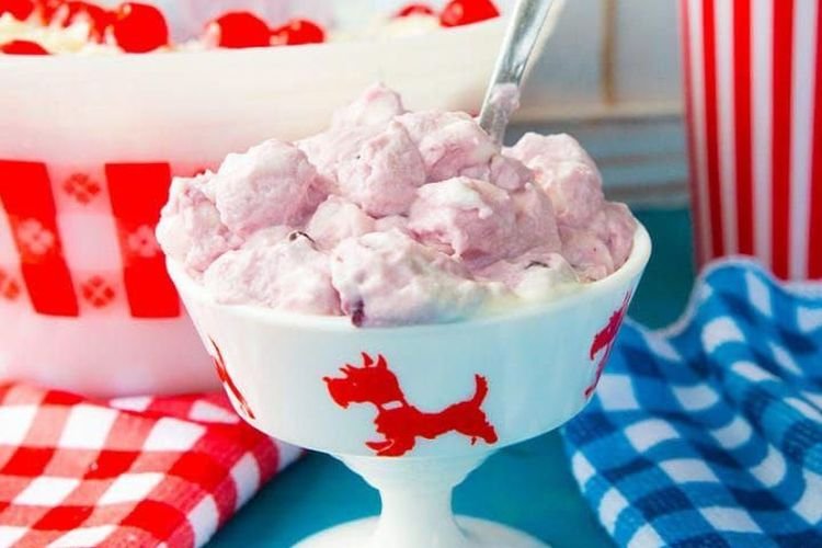 Творожный десерт с маршмеллоу