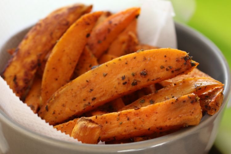 Запеченный батат в духовке