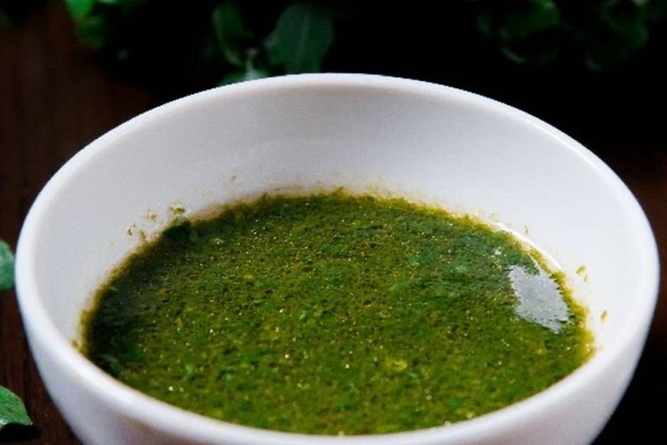 Соус к рыбе с зеленью