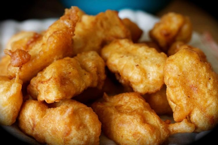 Зубатка в соевом кляре