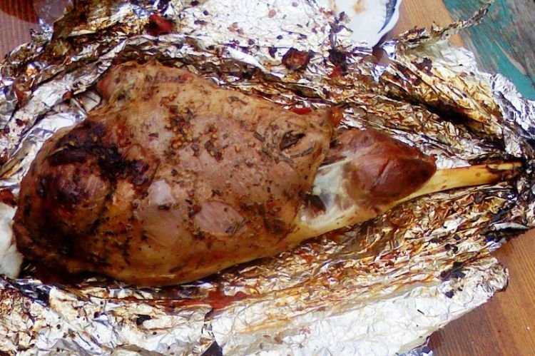 Баранина, запеченная в фольге