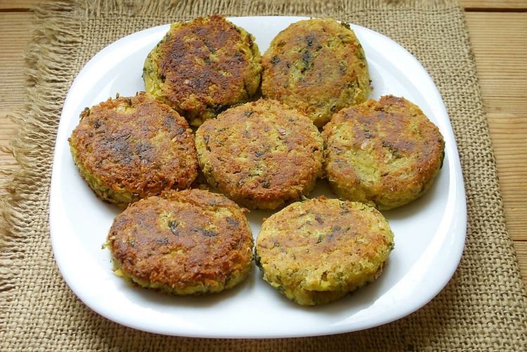 Котлеты из нута в духовке