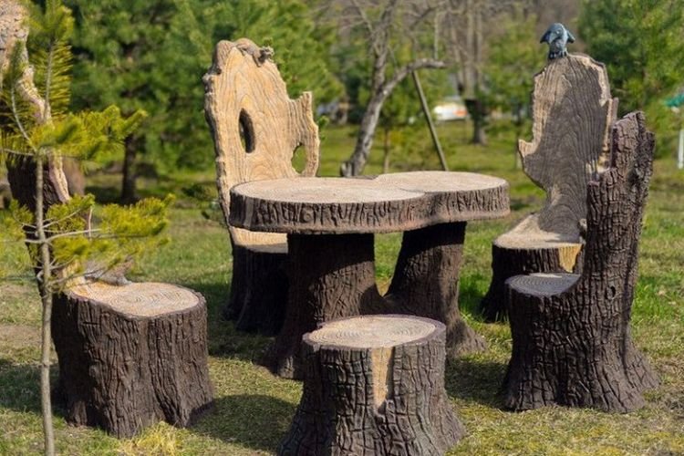 Мебель из пней