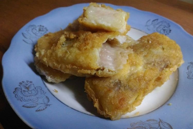Жареный пангасиус в кляре
