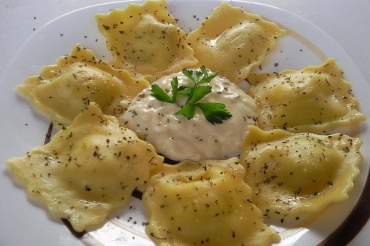 Равиоли с творогом