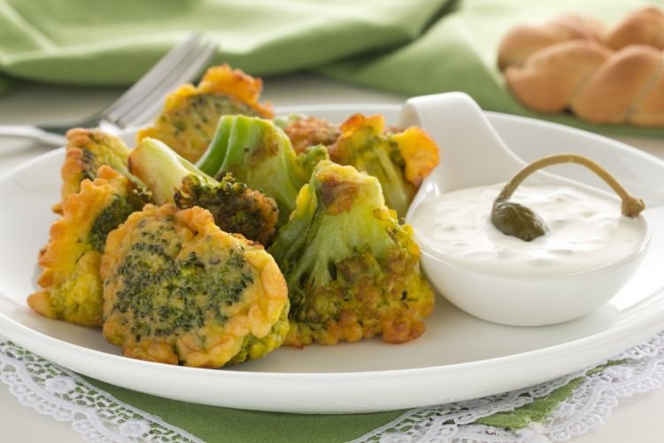 Жареная брокколи