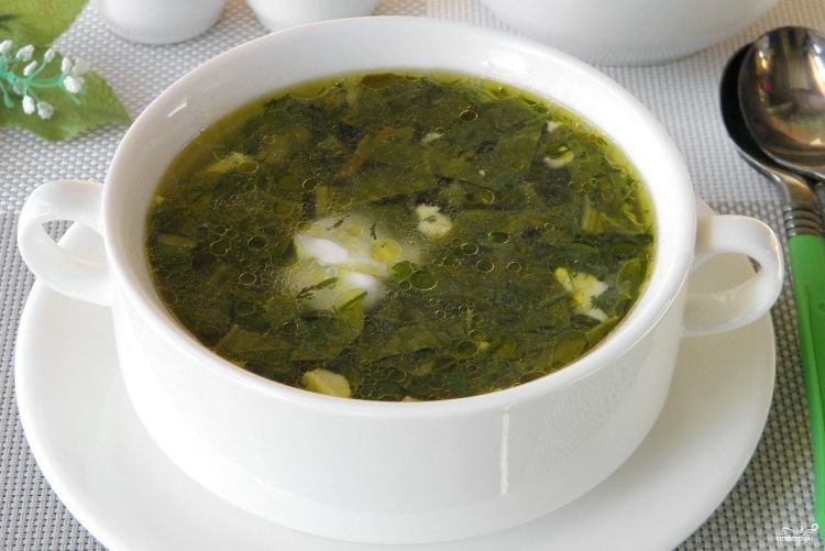 Щи из щавеля