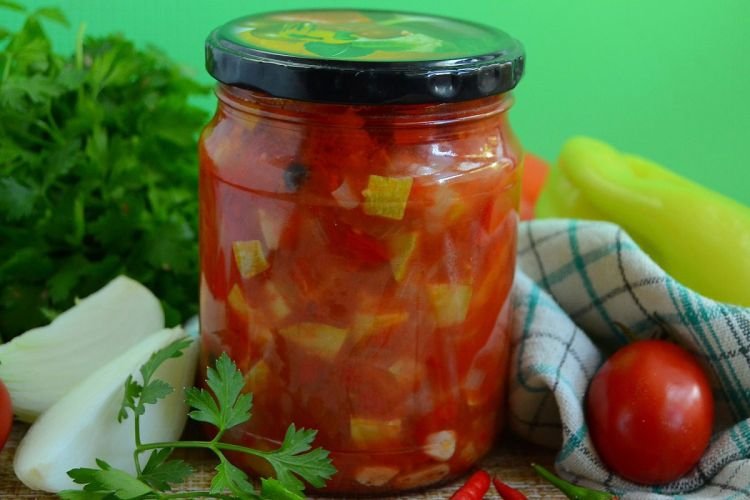 Лечо из кабачков на зиму