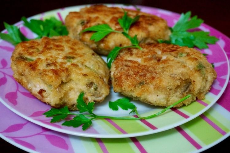 Котлеты с грибами